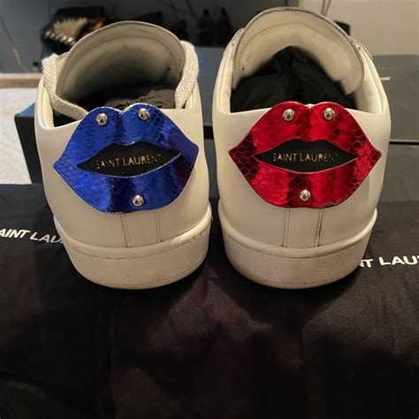 ysl lips sneakers